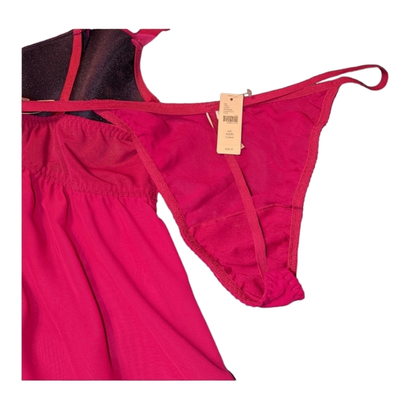 NWT Cacique 2 Pc. Lingerie Seriously Sexy Collection Hot Pink Plus Size 42dd - Picture 5 of 8